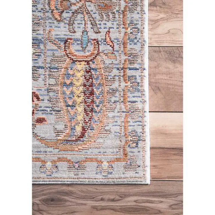 Kirklands Home Blue Vintage Killian Area Rug, 5x8 Outlet