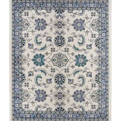 Kirklands Home Blue Vintage Medallion Indoor/Outdoor Rug, 5x7 Hot