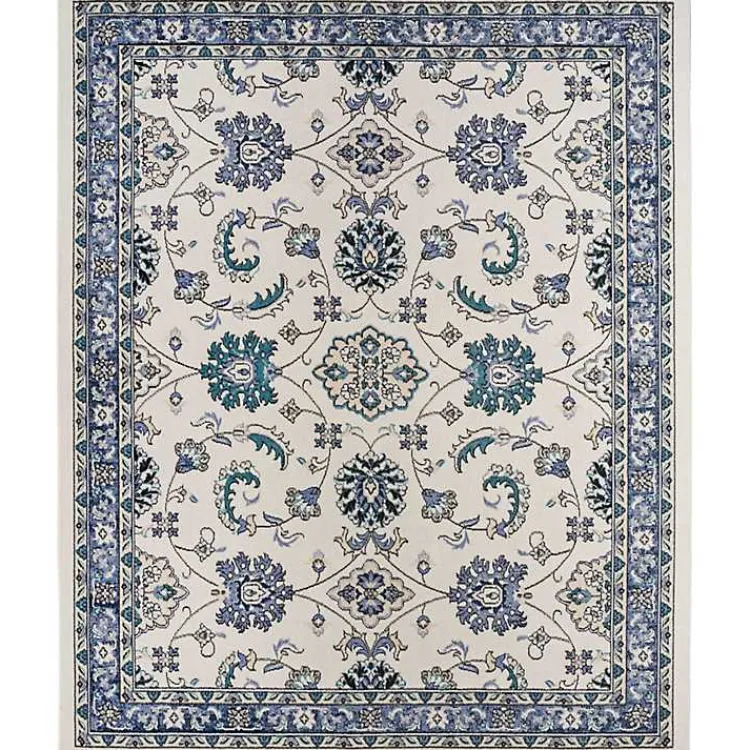 Kirklands Home Blue Vintage Medallion Indoor/Outdoor Rug, 5x7 Hot
