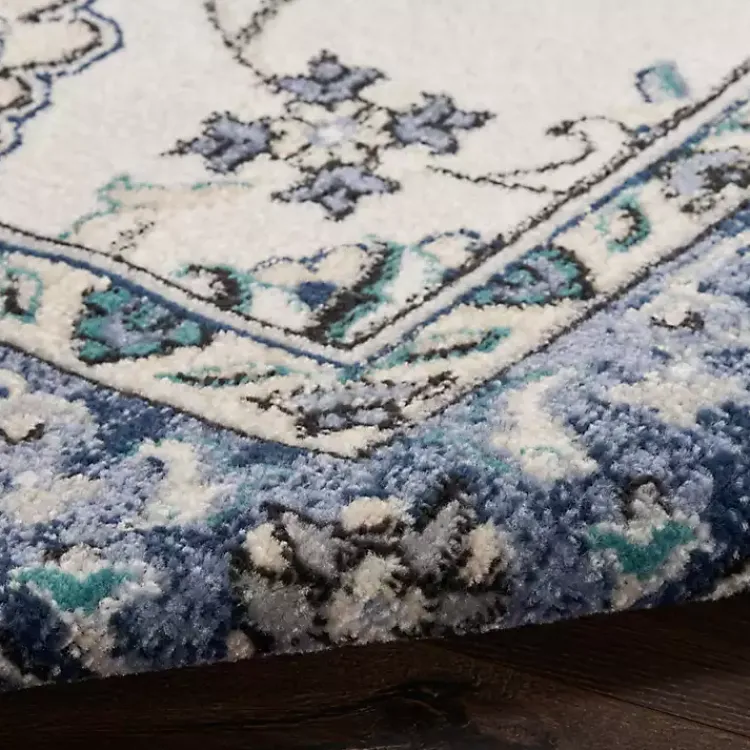 Kirklands Home Blue Vintage Medallion Indoor/Outdoor Rug, 5x7 Hot