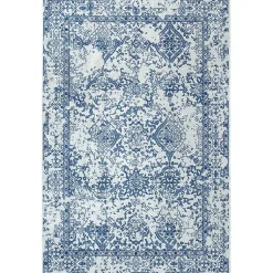 Kirklands Home Blue Vintage Odell Area Rug, 5x7 Hot
