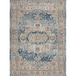 Kirklands Home Vintage Raj Area Rug, 3x5 Blue