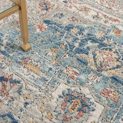 Kirklands Home Vintage Raj Area Rug, 5x7 Blue Online