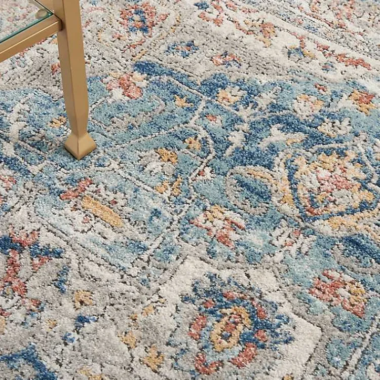 Kirklands Home Vintage Raj Area Rug, 5x7 Blue Online