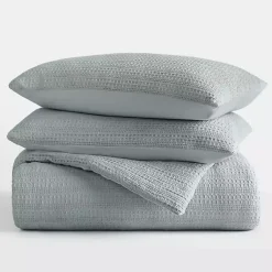 Kirklands Home Waffle Ultra-Soft 3-pc. King Comforter Set Blue Hot