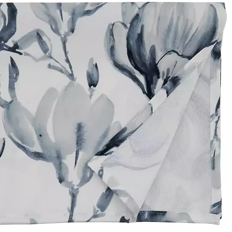 Kirklands Home Blue Watercolor Floral Table Runner Best