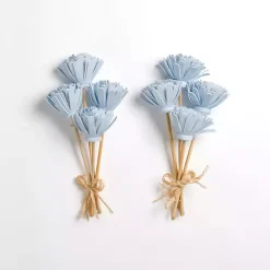 Stems & Bouquets>Kirklands Home Wooden Floral Stems, Set of 2 Blue
