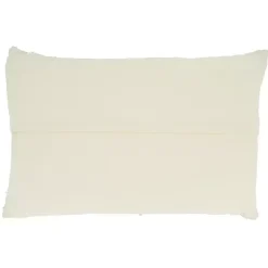 Pillows>Kirklands Home Blue Woven Line Cotton Lumbar Pillow
