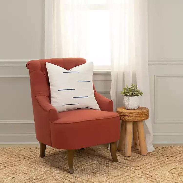 Pillows>Kirklands Home Blue Woven Lines Throw Pillow