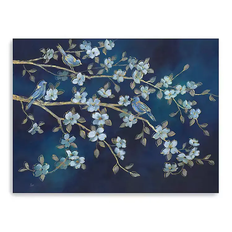 Kirklands Home Bluebird Conference Giclee Canvas Print, 40x30 in. Clearance
