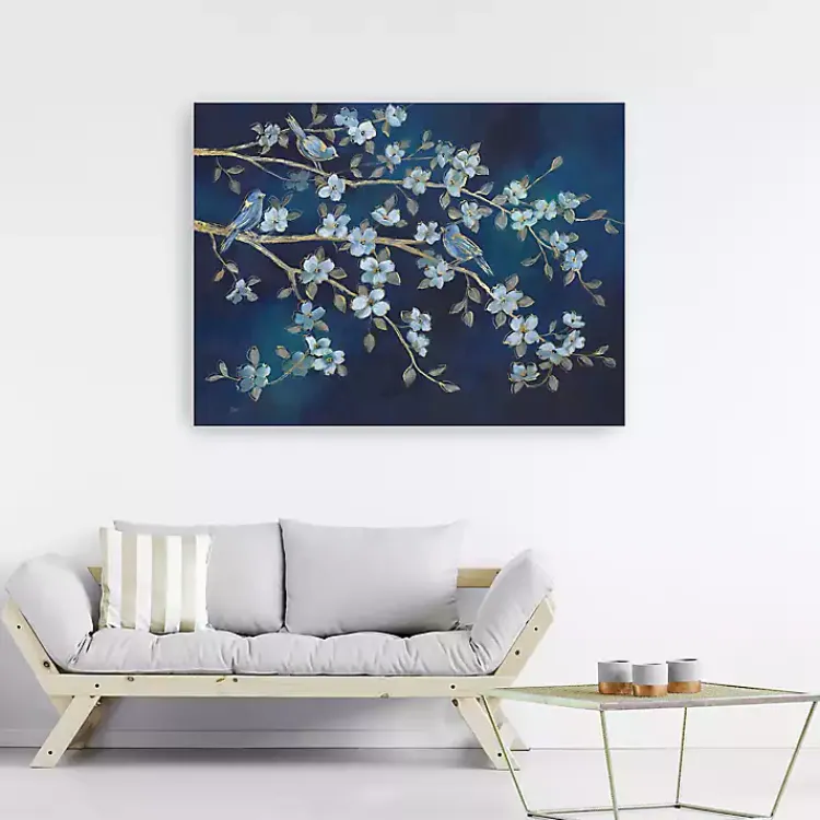Kirklands Home Bluebird Conference Giclee Canvas Print, 40x30 in. Clearance