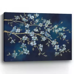 Kirklands Home bird Conference Giclee Canvas Print, 48x36 in. Blue Sale