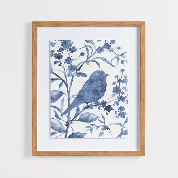 Kirklands Home Bluebird on Branch I Framed Art Print Clearance