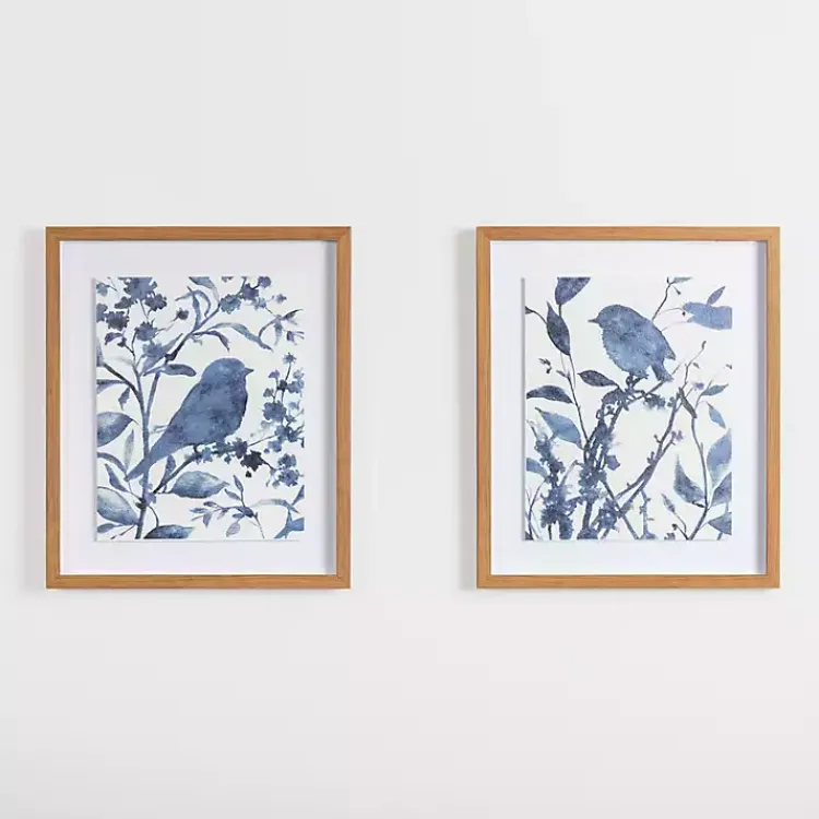 Kirklands Home Bluebird on Branch I Framed Art Print Clearance