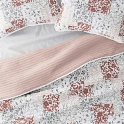 Kirklands Home Blush Patchwork Reversible 3-pc. Queen Quilt Set Discount
