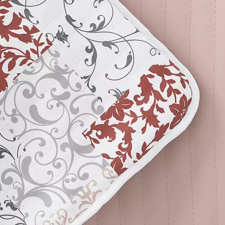 Kirklands Home Blush Patchwork Reversible 3-pc. King Quilt Set Clearance