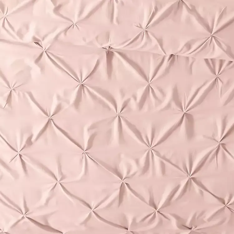 Kirklands Home Blush Pinched 2-pc. Twin Duvet Cover Set Pink Best