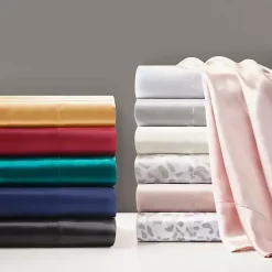 Kirklands Home Blush Satin Standard 2-pc. Pillow Case Set Pink New