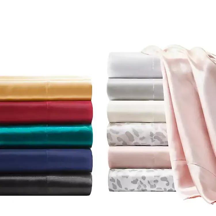 Kirklands Home Blush Satin Standard 2-pc. Pillow Case Set Pink New