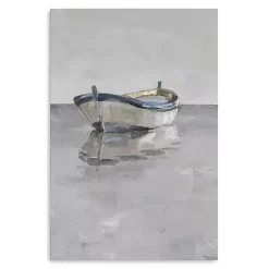 Kirklands Home Boat on the Horizon Canvas Art Print Gray Sale