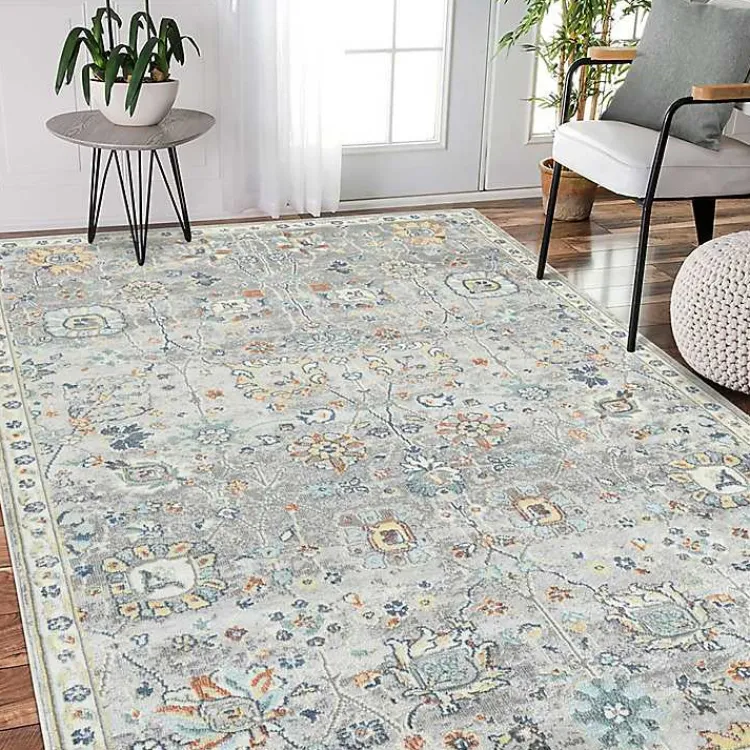 Kirklands Home Bohemian Hialeah Accent Rug, 2x3 Gray Best