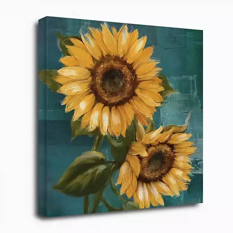 Kirklands Home Bold Sunflowers Canvas Art Print, 30x30 in.