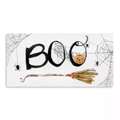 Halloween>Kirklands Home Boo Broomstick Canvas Art Print