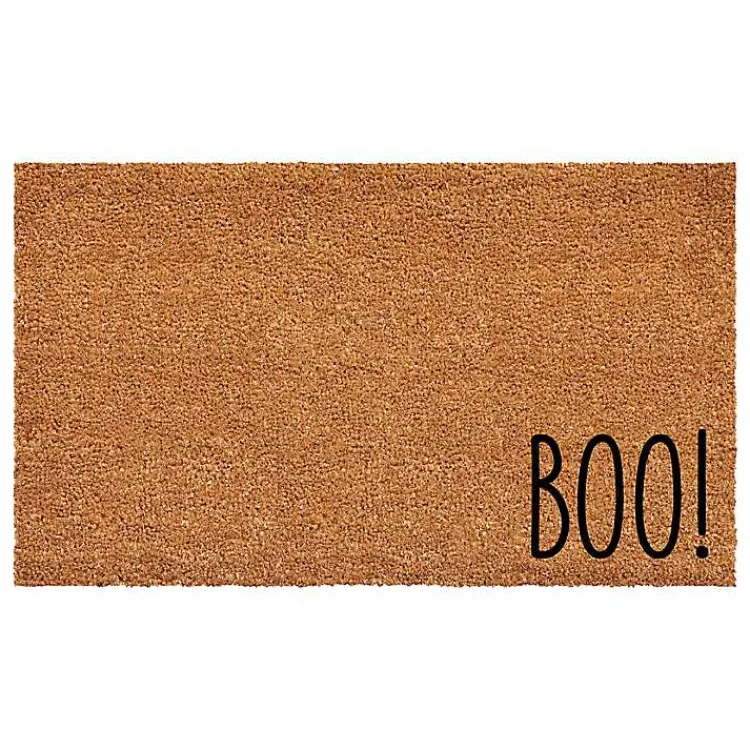 Halloween>Kirklands Home Boo Halloween Doormat Brown