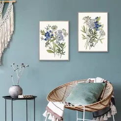 Kirklands Home Botana 2-pc. Framed Canvas Art Print Set White Hot