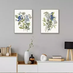 Kirklands Home Botana 2-pc. Framed Canvas Art Print Set White Hot