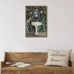 Kirklands Home Botanical Bath I Canvas Art Print Clearance