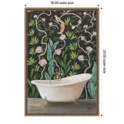 Kirklands Home Botanical Bath II Canvas Art Print Clearance