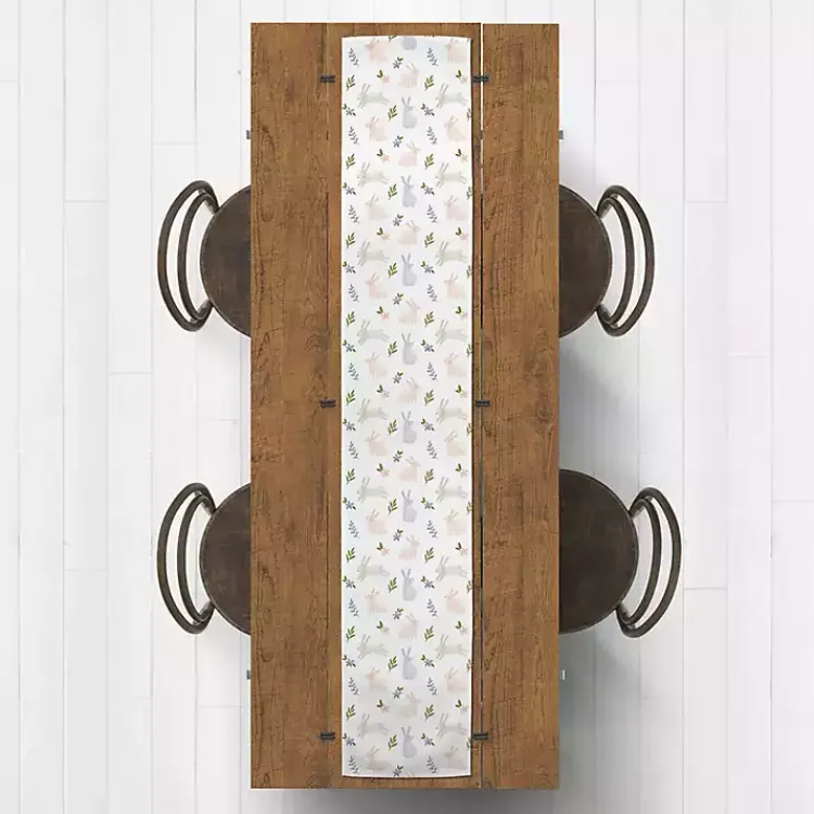 Easter Decorations>Kirklands Home Botanical Bunny Table Runner, 90 in.