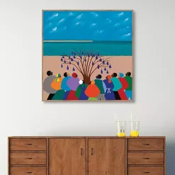 Kirklands Home Bottle Tree Gullah Islands Framed Canvas Art Print Sale