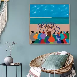 Kirklands Home Bottle Tree Gullah Islands Framed Canvas Art Print Sale