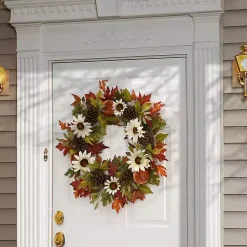 Wreaths>Kirklands Home Bountiful Sunflowers Autumn Blend Wreath Multi