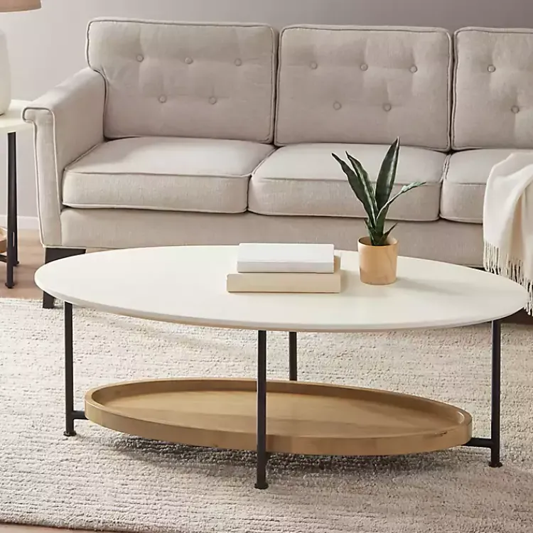 Kirklands Home Bowie Wood and Metal Coffee Table Hot