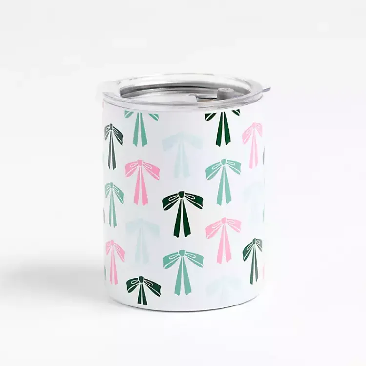 Kirklands Home Bows 12 oz. Stainless Steel Tumbler Sale