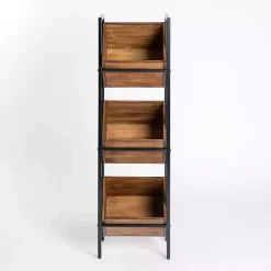 Kirklands Home 3-Box Standing Storage Rack Hot