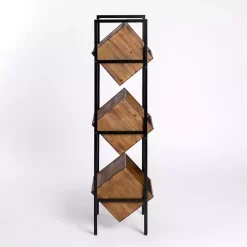 Kirklands Home 3-Box Standing Storage Rack Hot