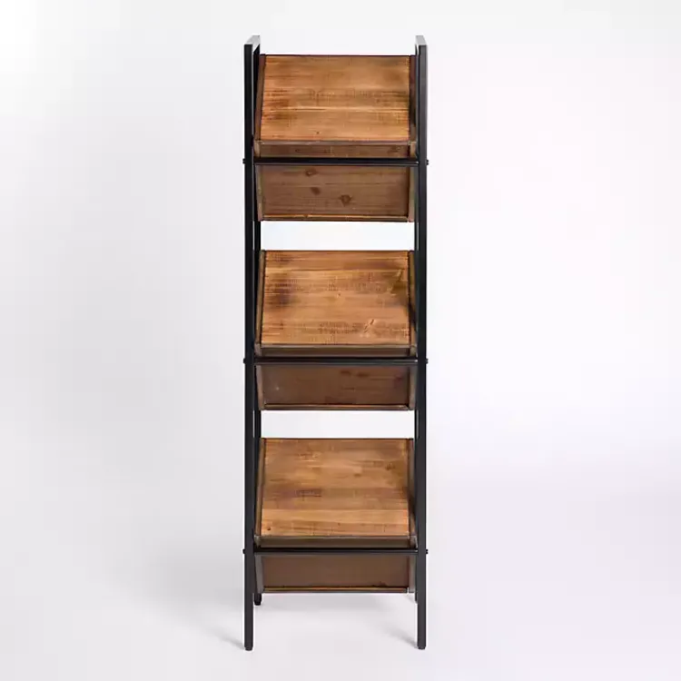 Kirklands Home 3-Box Standing Storage Rack Hot