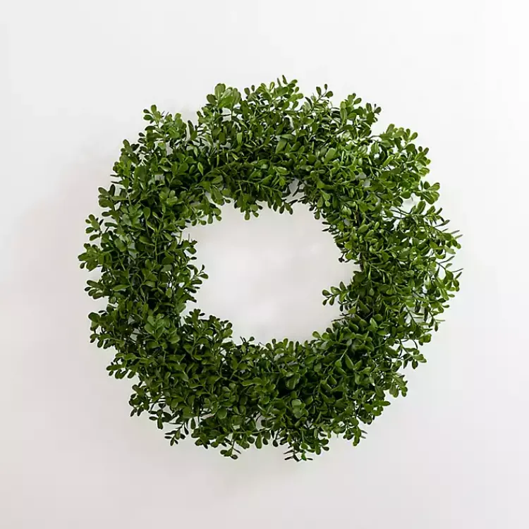 Wreaths>Kirklands Home Boxwood Wreath Green