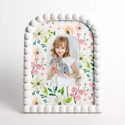 Picture Frames>Kirklands Home Brackeen Beaded Arch Wildflower Picture Frame