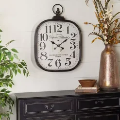 Kirklands Home Brady Rustic Metal Wall Clock Hot