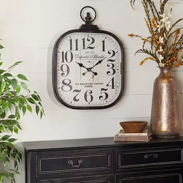 Kirklands Home Brady Rustic Metal Wall Clock Hot