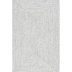 Kirklands Home Braided Leah Indoor/Outdoor Area Rug, 5x8 Gray