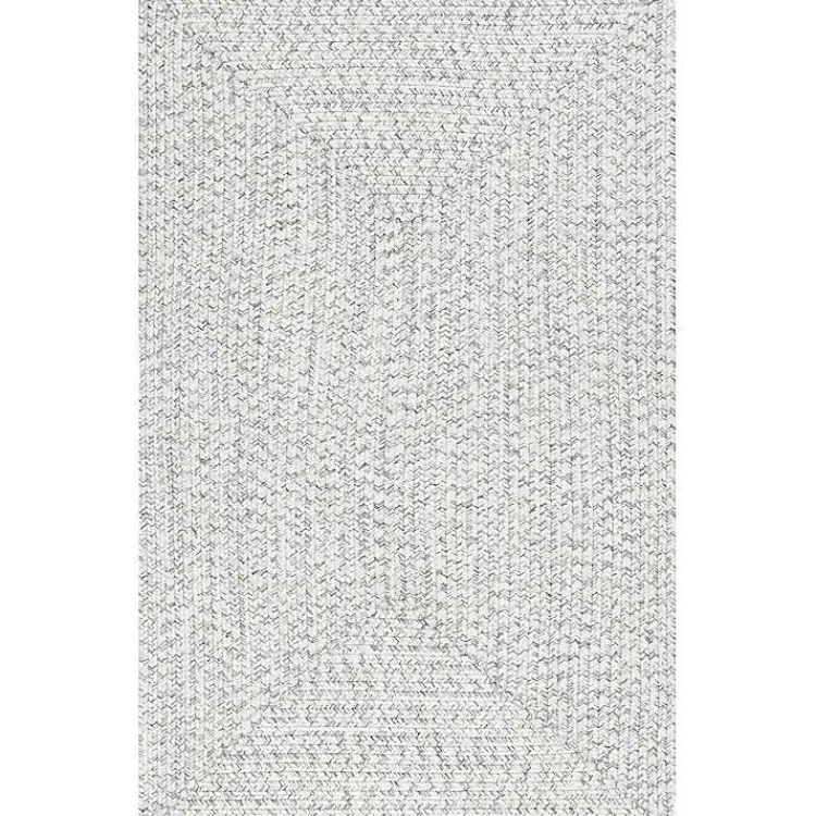 Kirklands Home Braided Leah Indoor/Outdoor Area Rug, 3x5 Ivory New