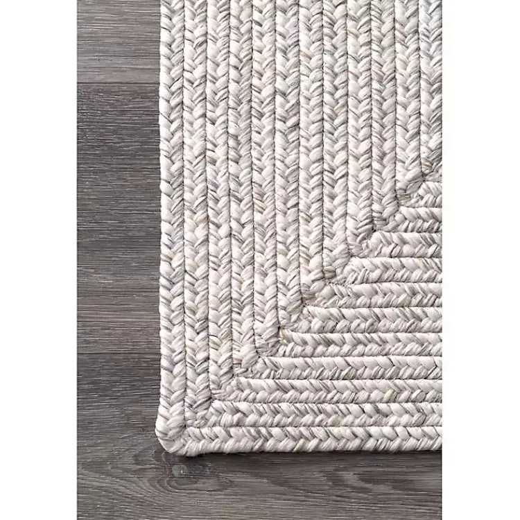 Kirklands Home Braided Leah Indoor/Outdoor Area Rug, 3x5 Ivory New