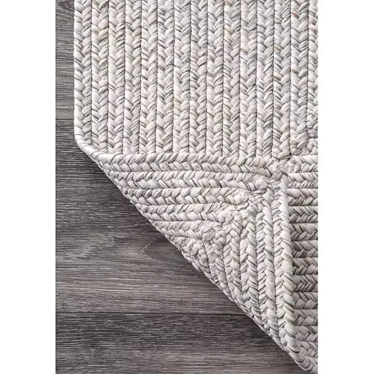 Kirklands Home Braided Leah Indoor/Outdoor Area Rug, 3x5 Ivory New