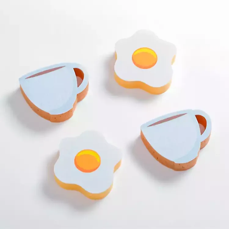 Kirklands Home Breakfast Sponges, Set of 4 Discount